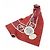 Sciarpa GUCCI 100% Seta Double G Horseshoe Bordeaux White Blue - vista 15