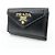 Cartera compacta tríptico PRADA Vitello Move de piel Negra 1MH021 - vista 3