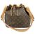 Borsa a tracolla Louis Vuitton Monogram Petit Noe Brown M42226