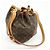 Borsa a tracolla Louis Vuitton Monogram Petit Noe Brown M42226 - vista 4