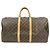 Louis Vuitton Monogram Keep All Bandouliere 55 Boston Bag Brown M41414