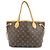 Borsa a Mano Louis Vuitton Monogram Neverfull PM Marrone M40155