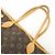 Borsa a Mano Louis Vuitton Monogram Neverfull PM Marrone M40155 - vista 6
