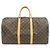 Louis Vuitton Monogram Keep All 50 Boston Bag Brown M41426
