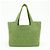 LOEWE Font Tote Raffia Leather 2Way Bag Borsa Tote Borsa a Tracolla Verde - vista 2