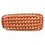PRADA Borsa Tote in Raffia Logo Triangle Canapa Borsa a Mano Natural Red BN2303 - vista 3