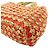 PRADA Borsa Tote in Raffia Logo Triangle Canapa Borsa a Mano Natural Red BN2303 - vista 6