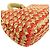 PRADA Borsa Tote in Raffia Logo Triangle Canapa Borsa a Mano Natural Red BN2303 - vista 7
