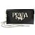 Cartera Larga Clutch con Cadena de Piel Spazzolato PRADA Negra 1MF175