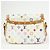 Borsa a spalla Louis Vuitton Monogram Multicolor Sologne Blanc M92661 - vista 2