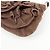 Autre Marque SAINT LAURENT PARIS YSL Borsa a tracolla Naja Flower in camoscio Marrone - vista 12