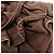 Autre Marque SAINT LAURENT PARIS YSL Borsa a tracolla Naja Flower in camoscio Marrone - vista 18