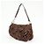 Autre Marque SAINT LAURENT PARIS YSL Borsa a tracolla Naja Flower in camoscio Marrone - vista 3