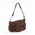Autre Marque SAINT LAURENT PARIS YSL Borsa a tracolla Naja Flower in camoscio Marrone - vista 4