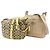 COACH Lotto di 2 borse a tracolla Signature Canvas Leather Beige Rosa