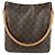 Borsa a tracolla Louis Vuitton Monogram Looping GM Marrone M51145