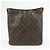 Borsa a tracolla Louis Vuitton Monogram Looping GM Marrone M51145 - vista 2