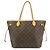 Borsa a Tracolla Louis Vuitton Monogram Neverfull MM Marrone M40156