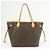 Borsa a Tracolla Louis Vuitton Monogram Neverfull MM Marrone M40156 - vista 2