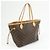 Borsa a Tracolla Louis Vuitton Monogram Neverfull MM Marrone M40156 - vista 4