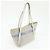 Borsa Tote PRADA Mistolino City Canvas Leather Gray Blue 1BG303 - vista 4