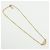 Collana Christian Dior CD Logo in metallo e strass Oro - vista 2