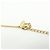 Collana Christian Dior CD Logo in metallo e strass Oro - vista 8