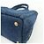 PRADA Canapa Mini Triangle Logo Denim 2Way Bag Hand Bag Blue 1BG439 - vista 12