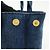 PRADA Canapa Mini Triangle Logo Denim 2Way Bag Hand Bag Blue 1BG439 - vista 18