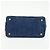 PRADA Canapa Mini Triangle Logo Denim 2Way Bag Hand Bag Blue 1BG439 - vista 5