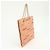 Borsa a tracolla e tote CHANEL COCO in tela e pelle con catena Rosa Arancione - vista 4