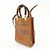 FENDI Sunshine Shopper Small Borsa 2Way Borsa a Spalla Camel 8BS051 - vista 3