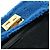 FENDI Mini Be Baguette Borsa a tracolla in pelle Mouton Blue 8M0315 - vista 19