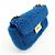 FENDI Mini Be Baguette Borsa a tracolla in pelle Mouton Blue 8M0315 - vista 4