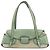 Borsa a mano e a tracolla TOD'S in pelle goffrata e suede Verde Salvia