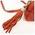 GUCCI SOHO Borsa a tracolla in pelle con catena Interlocking G Orange 308364 - vista 18