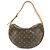 Borsa a spalla Louis Vuitton Monogram Croissant MM Marrone M51512