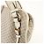 Céline Borsa a tracolla CELINE Macadam Bittersweet in tela e pelle Beige Ivory - vista 16