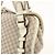 Céline Borsa a tracolla CELINE Macadam Bittersweet in tela e pelle Beige Ivory - vista 18