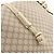Céline Borsa a tracolla CELINE Macadam Bittersweet in tela e pelle Beige Ivory - vista 19
