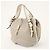 Céline Borsa a tracolla CELINE Macadam Bittersweet in tela e pelle Beige Ivory - vista 3