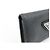 PRADA Triangle Logo Saffiano Leather Key Case Key Ring Black 1PG004 - view 11