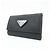PRADA Triangle Logo Saffiano Leather Key Case Key Ring Black 1PG004 - view 3