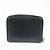 PRADA Cartera Compacta de Cuir Saffiano Monedero Tarjetero Negro - vista 2