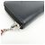 PRADA Cartera Compacta de Cuir Saffiano Monedero Tarjetero Negro - vista 6