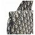 Borsa vita Christian Dior Saddle Oblique Canvas Leather Black Beige - vista 15
