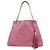 Borsa a tracolla in pelle con catena GUCCI SOHO Interlocking G Purple 308982