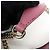 Borsa a tracolla in pelle con catena GUCCI SOHO Interlocking G Purple 308982 - vista 7