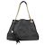 GUCCI SOHO Borsa a tracolla in pelle con catena e G intrecciate Nero 308982