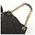 GUCCI SOHO Borsa a tracolla in pelle con catena e G intrecciate Nero 308982 - vista 6